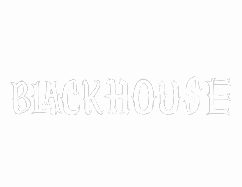 Blackhouse lettering process animation