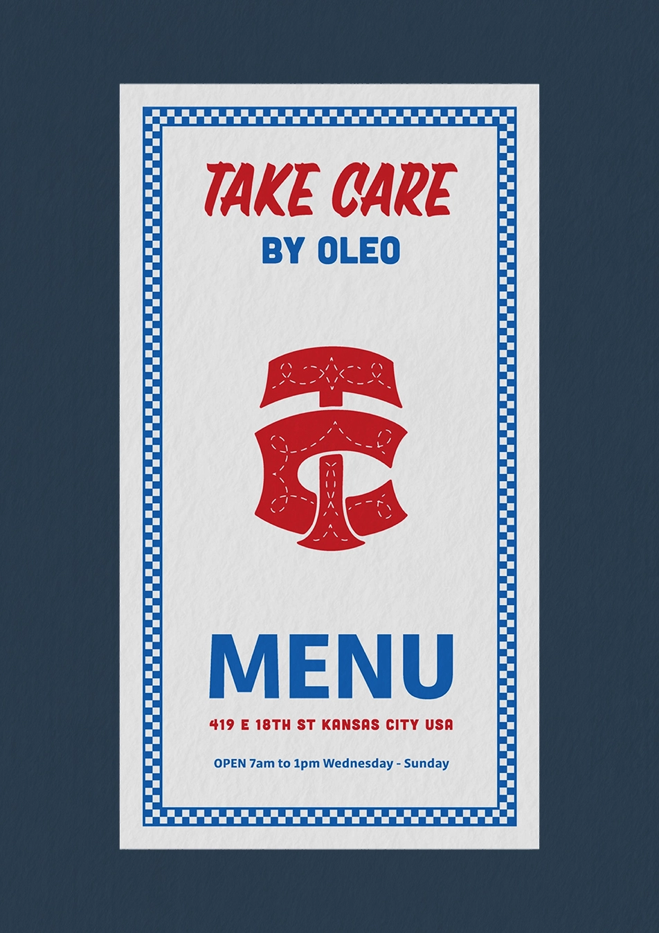 Oleo Coffee menu pages 1 and 2