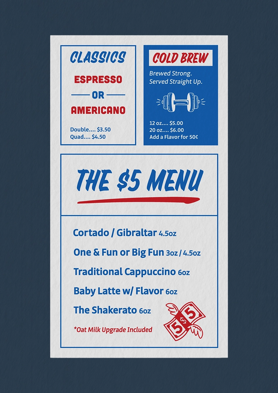 Oleo Coffee menu pages 3 and 4